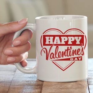 Happy Valentine Mug Cup, 11 oz